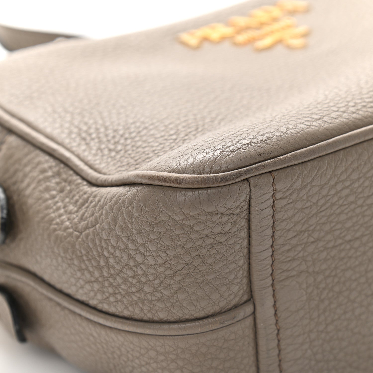 Prada Vitello Daino Medium Double Zip Shoulder Bag Argilla 15 of 15