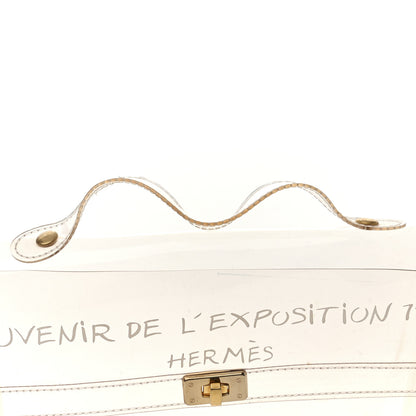 Hermes Vinyl Souvenir De L'Exposition Kelly Transparent 10 of 15