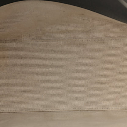Gucci GG Supreme Monogram Textured Calfskin Web Medium Ophidia Shopping Tote Beige Blue 5 of 12