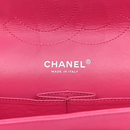 Chanel Patent Quilted Jumbo Double Flap Pink 6 of 15