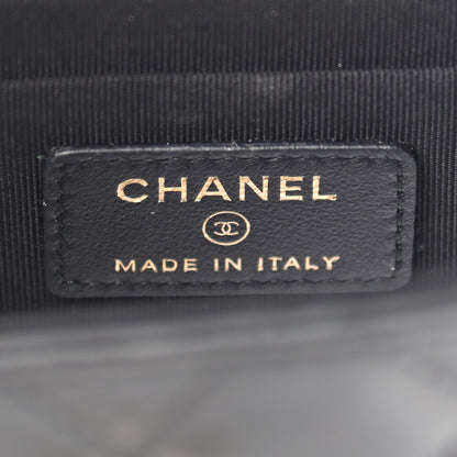Chanel Lambskin Quilted Mini Trendy CC Chain Wallet Black 6 of 11
