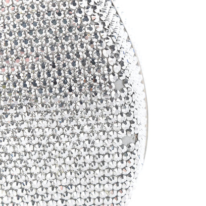 Judith Leiber Crystal Minaudiere Clutch Silver 12 of 12