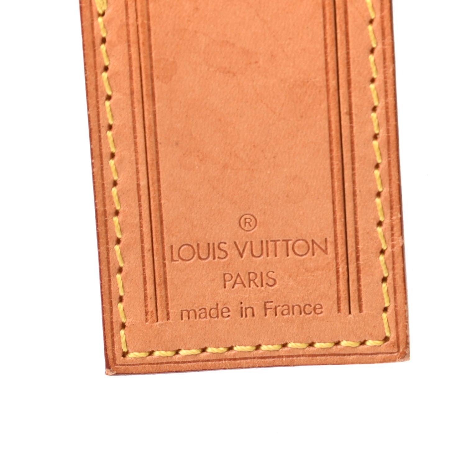 Louis Vuitton Vachetta Luggage Tag 3 of 3