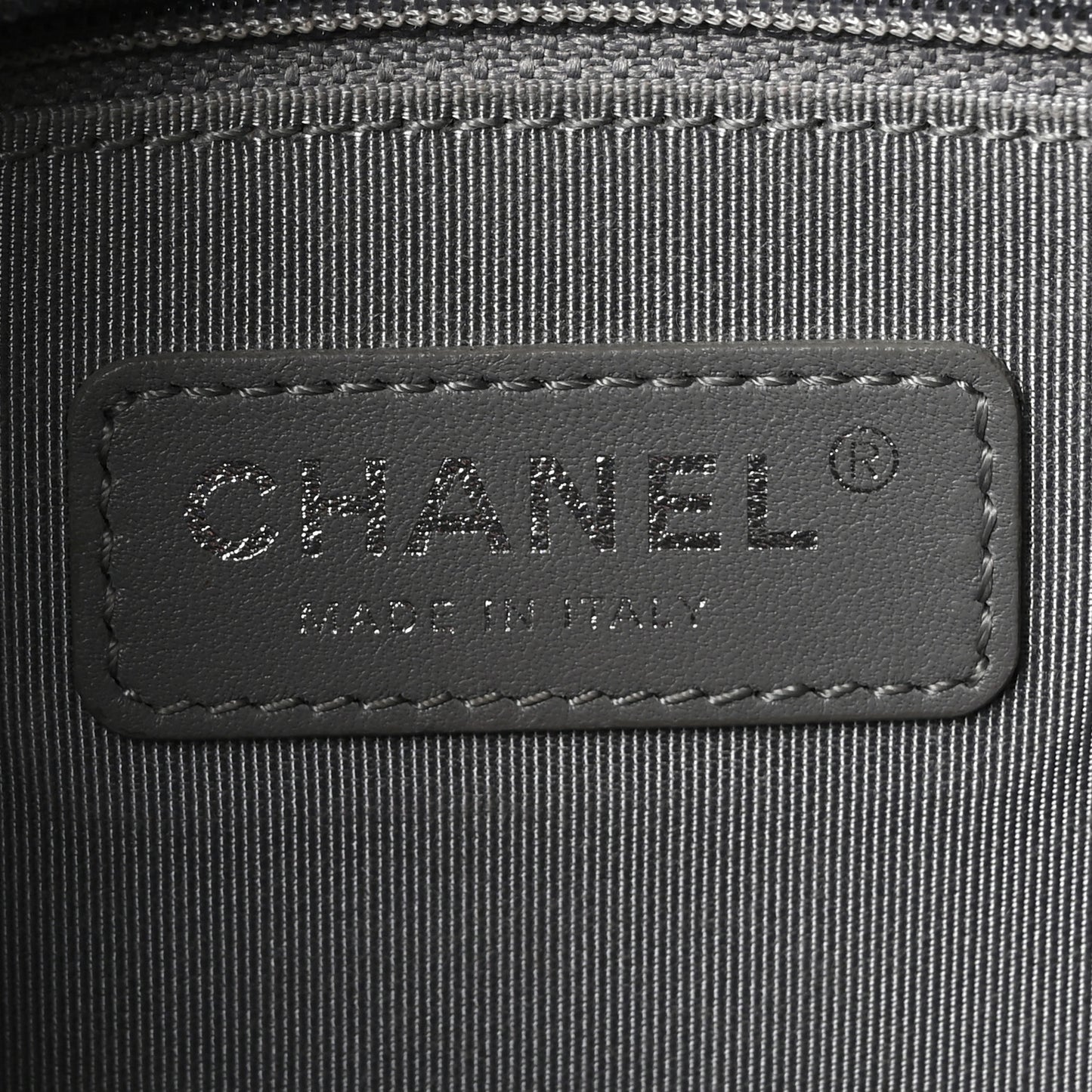 Glazed Calfskin Quilted Medium Korean Garden Flap Black