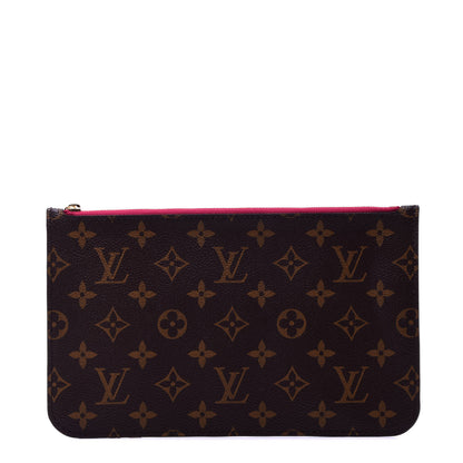 Louis Vuitton Monogram Neverfull MM GM Pochette Pivoine 1 of 10