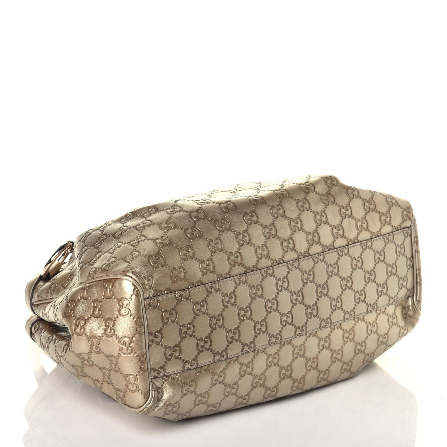 Guccissima Medium Sukey Tote Champagne