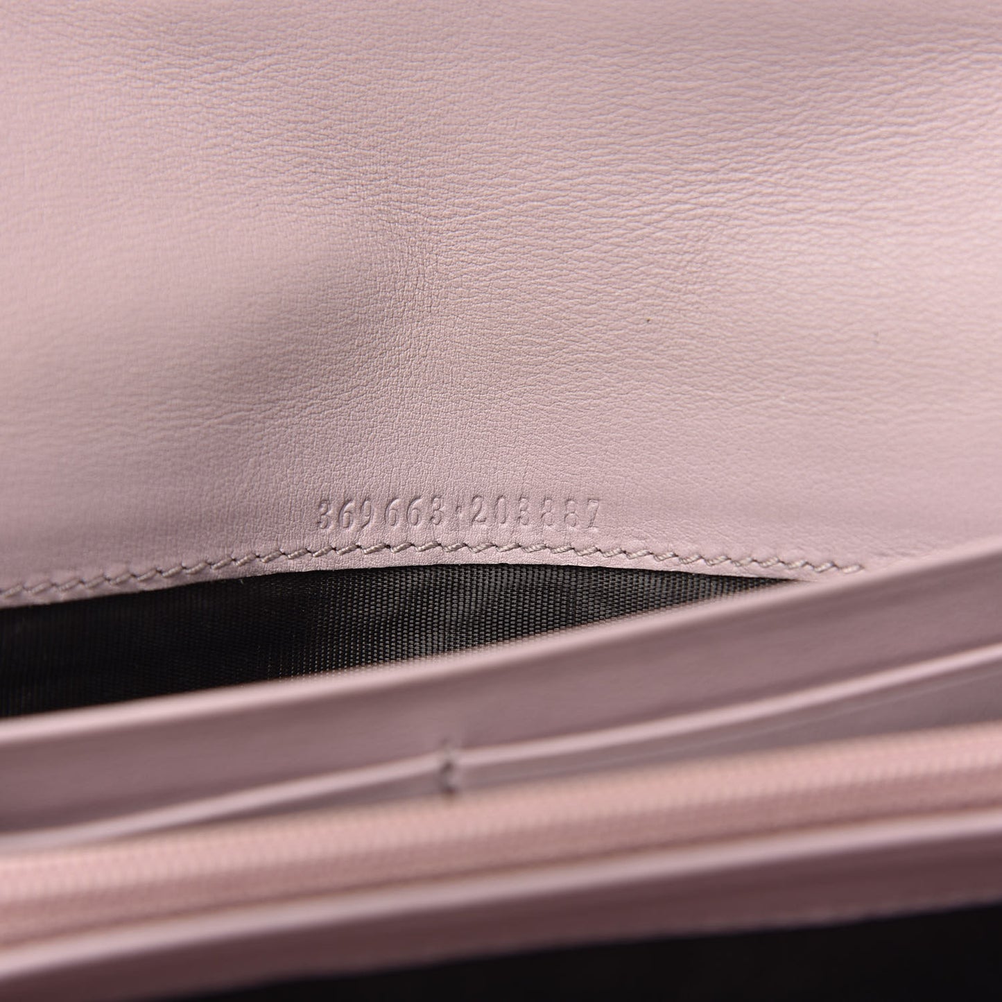 Moon Calfskin Icon Continental Wallet Pink