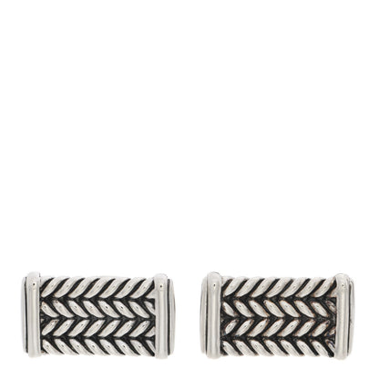David Yurman Sterling Silver Chevron Cufflinks 1 of 5