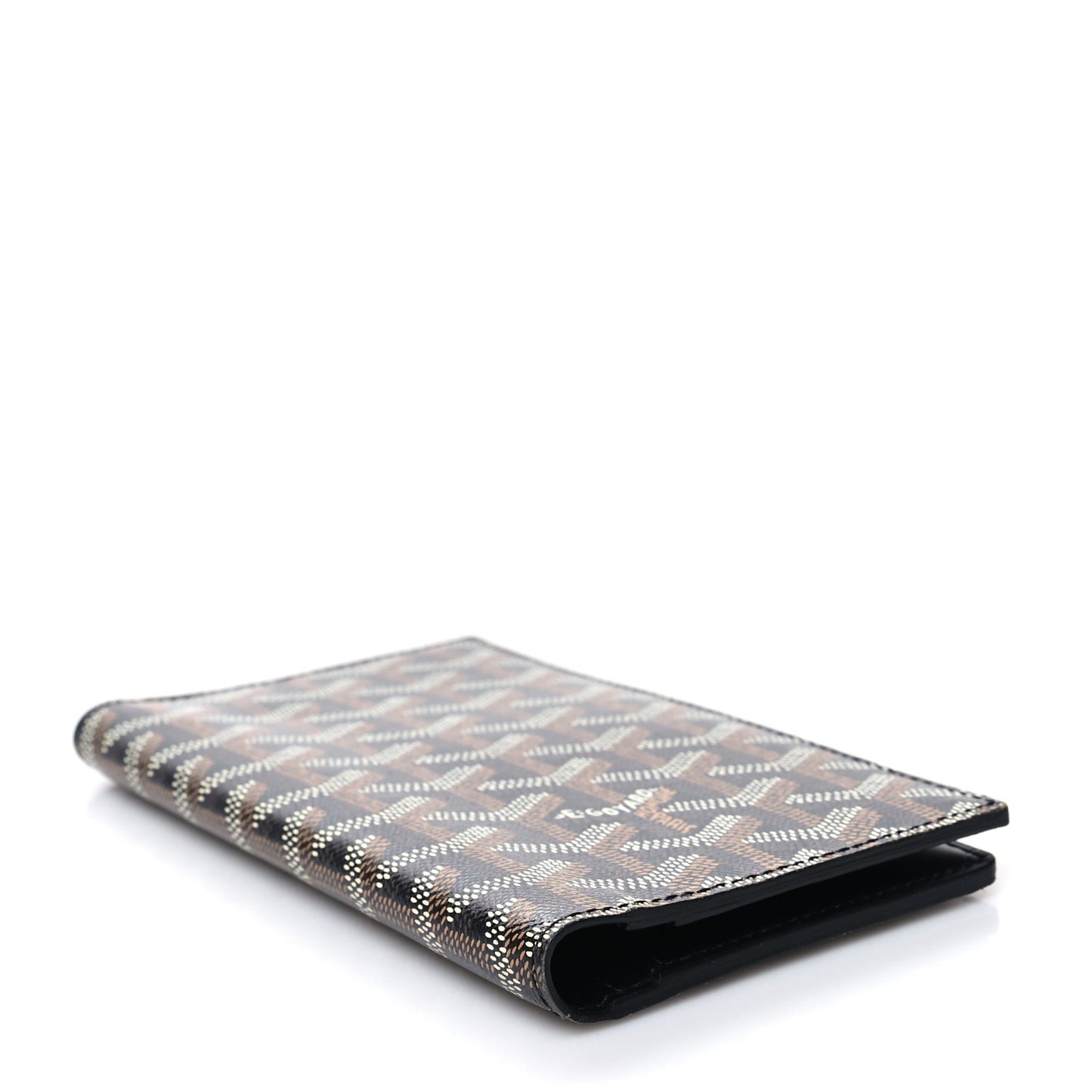 Goyardine Long Bi-Fold Wallet Black