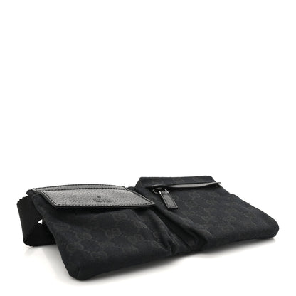 Gucci GG Monogram Double Pocket Belt Bag Black 7 of 23