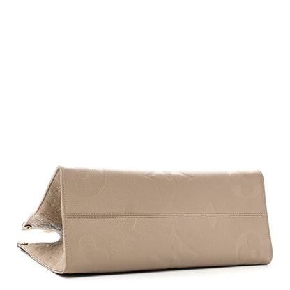 Louis Vuitton Empreinte Monogram Giant Onthego MM Tourterelle 4 of 9