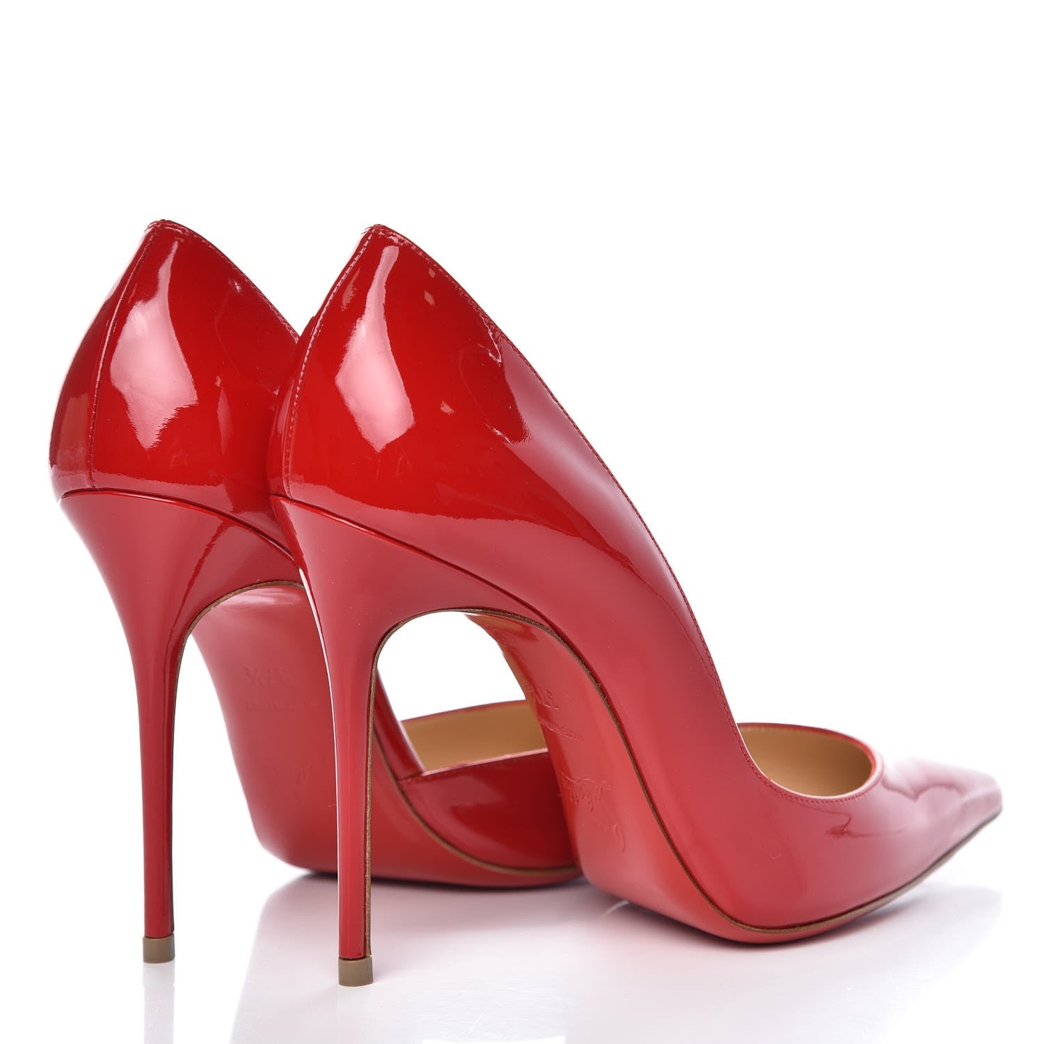 Christian Louboutin Patent Iriza 100 Pumps 37.5 Fraise 4 of 8
