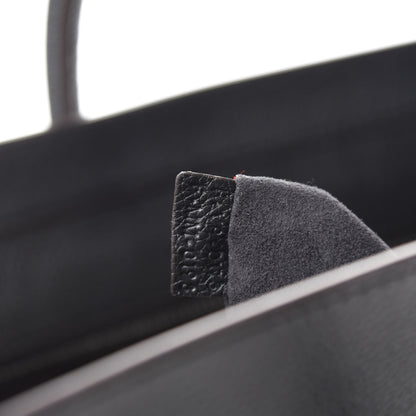Celine Drummed Calfskin Mini Luggage Black 9 of 10
