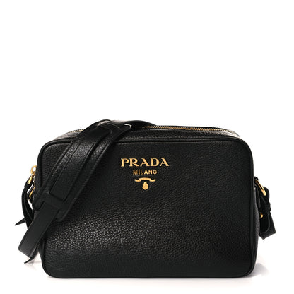 Prada Vitello Phenix Camera Bag Black 1 of 10
