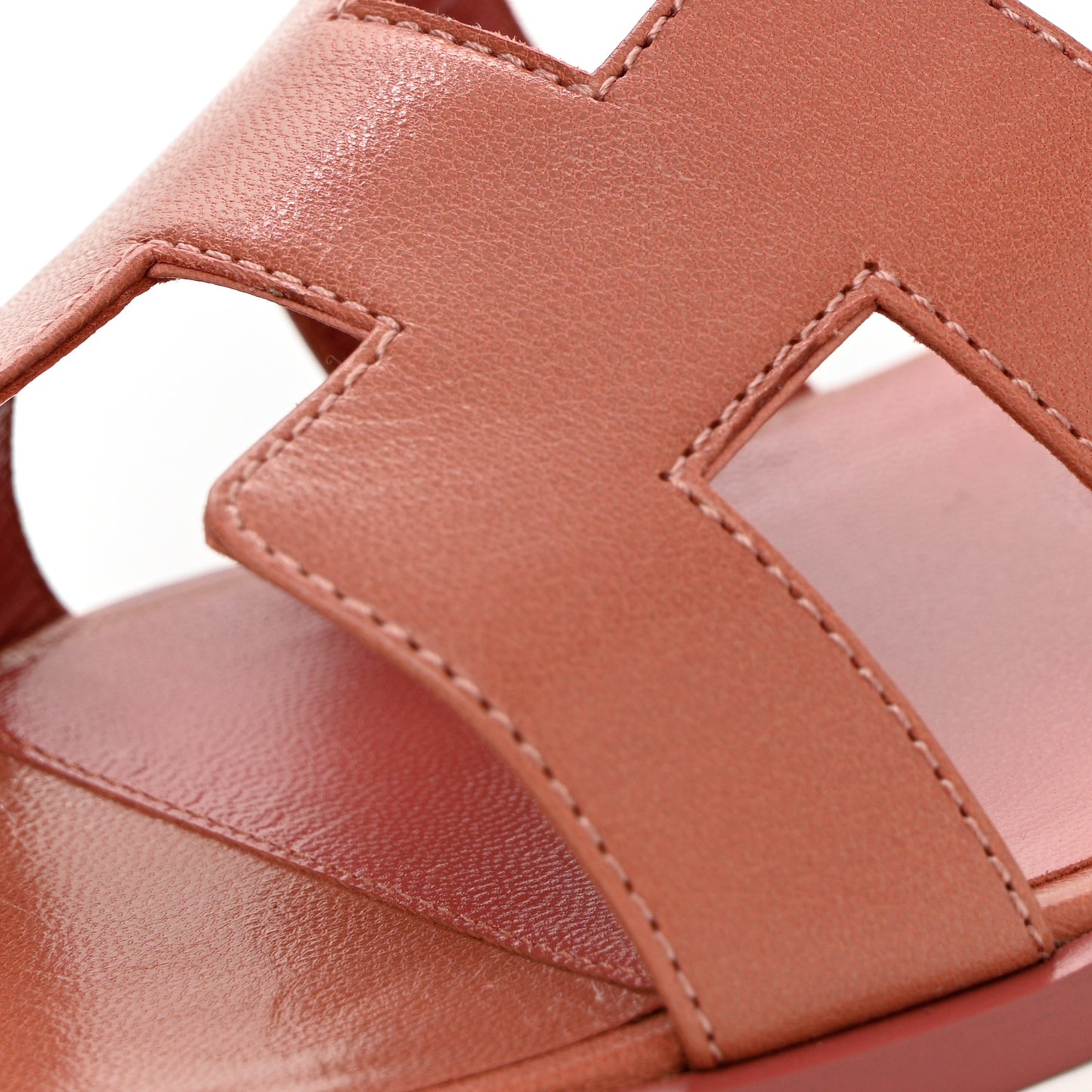 Chevre Oran Sandals 36 Rouge Blush