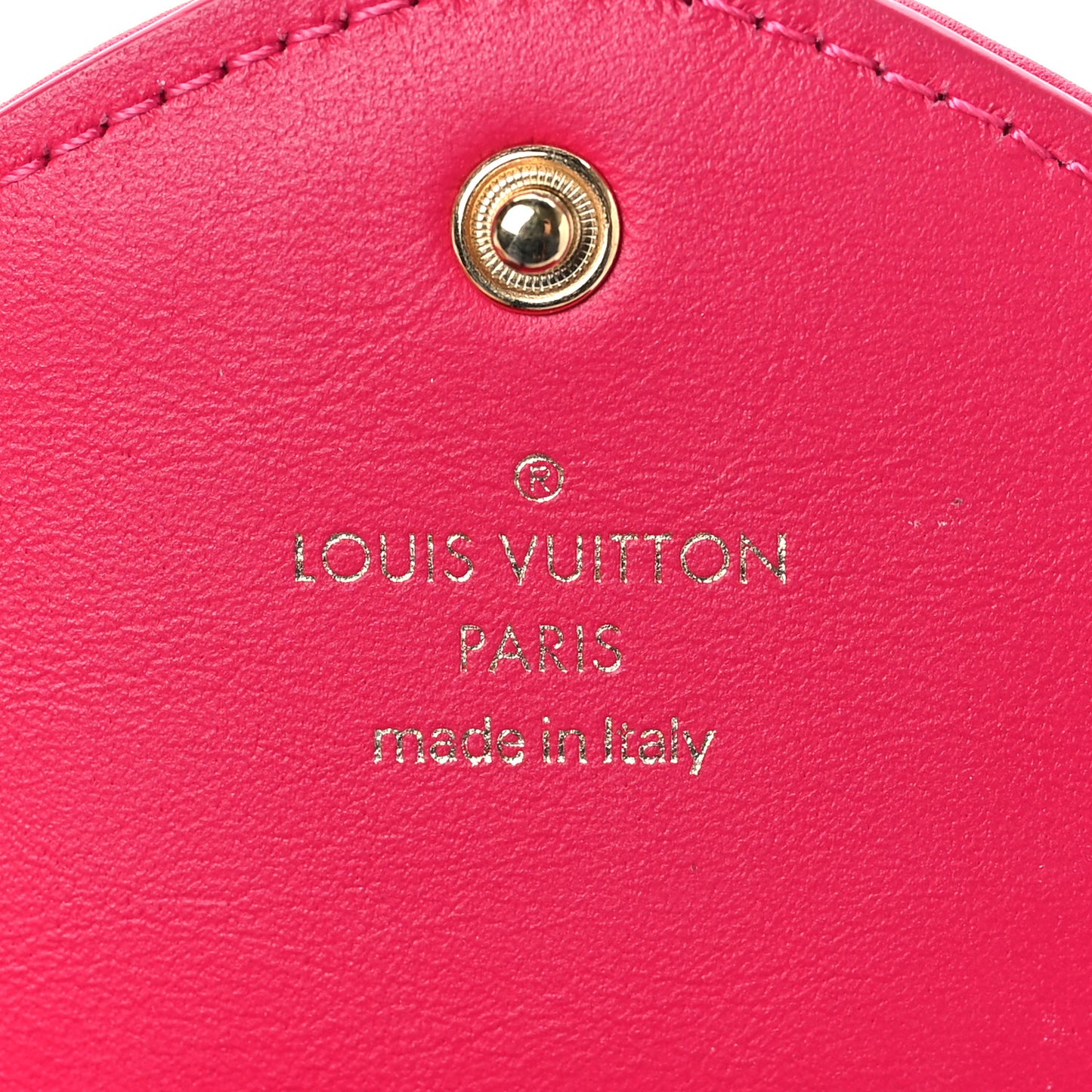 Calfskin New Wave Long Wallet Rouge
