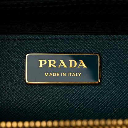 Prada Saffiano Lux Large Galleria Double Zip Tote Ottanio 6 of 12