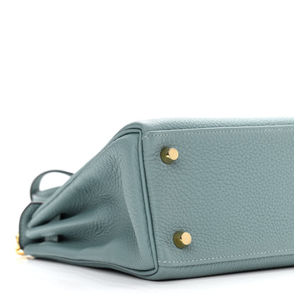 Hermes Togo Kelly Retourne 25 Ciel 9 of 13