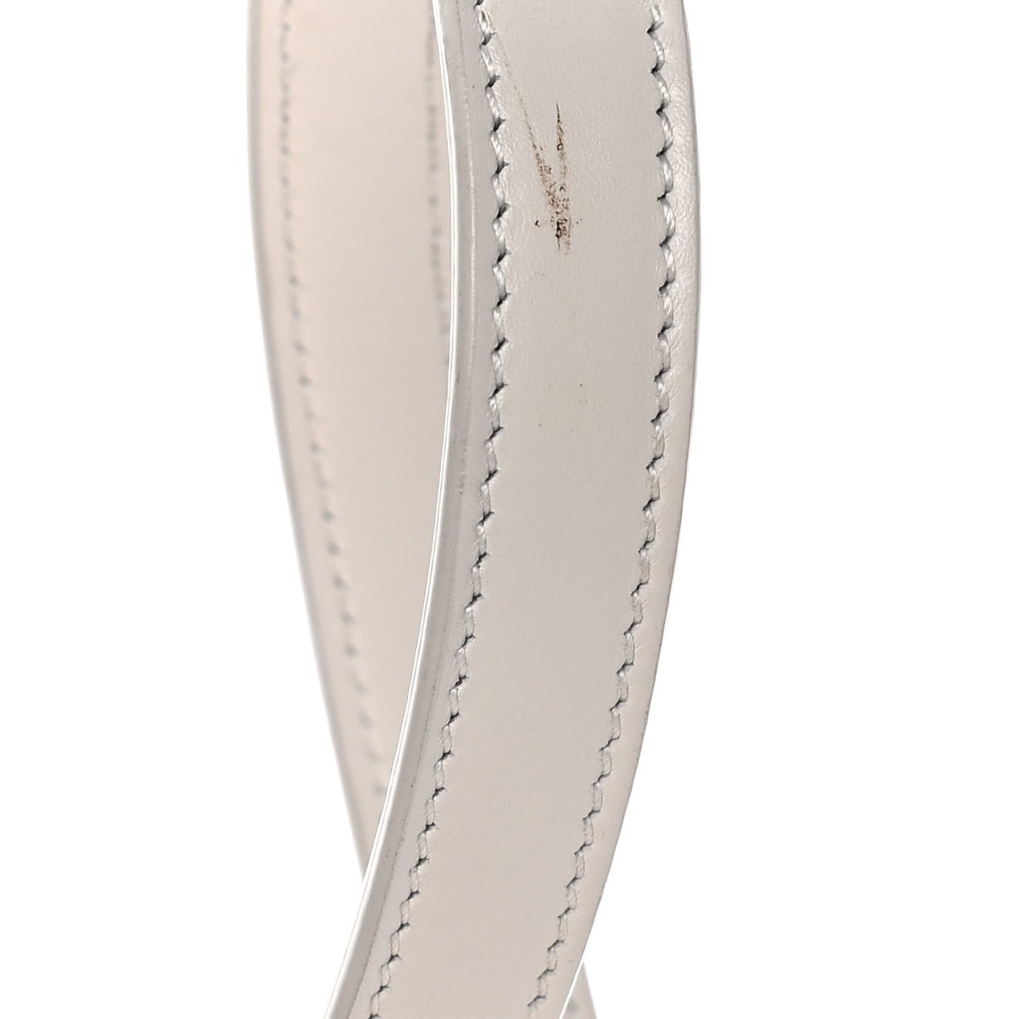 Calfskin Classic Baby Duffle Dove White
