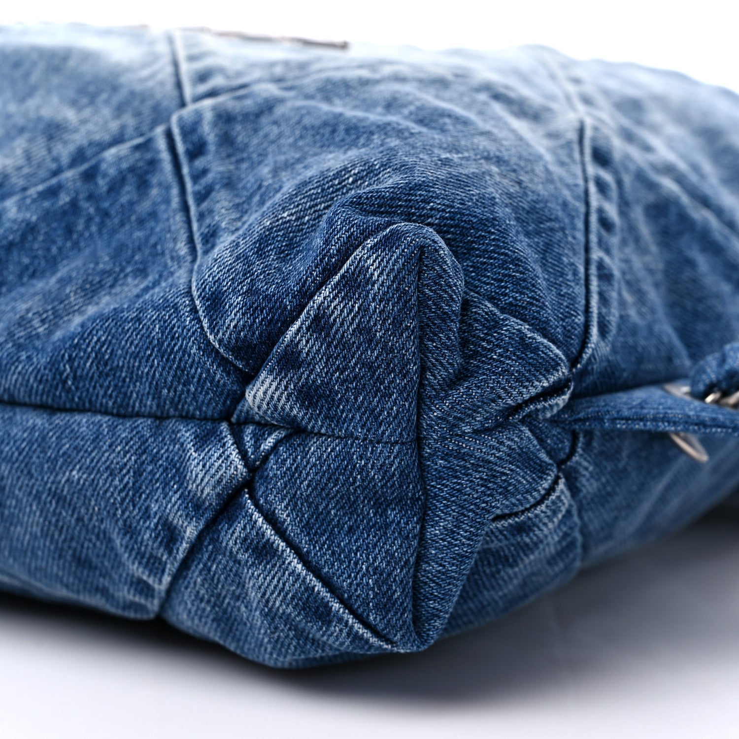 Chanel Denim Quilted Chanel 22 Backpack Blue 9 of 9