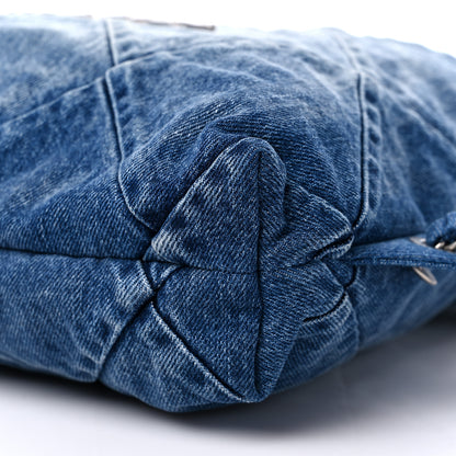Chanel Denim Quilted Chanel 22 Backpack Blue 9 of 9