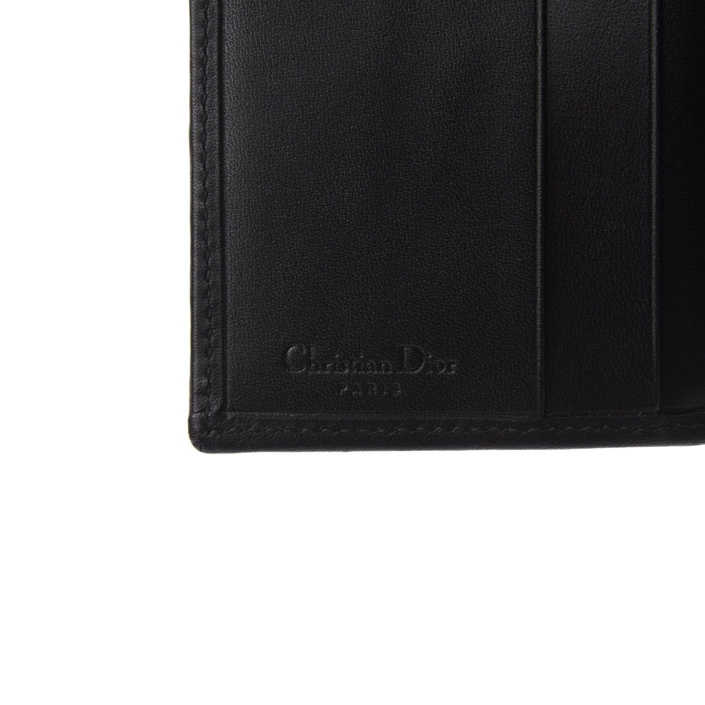 Monogram Compact Wallet Black