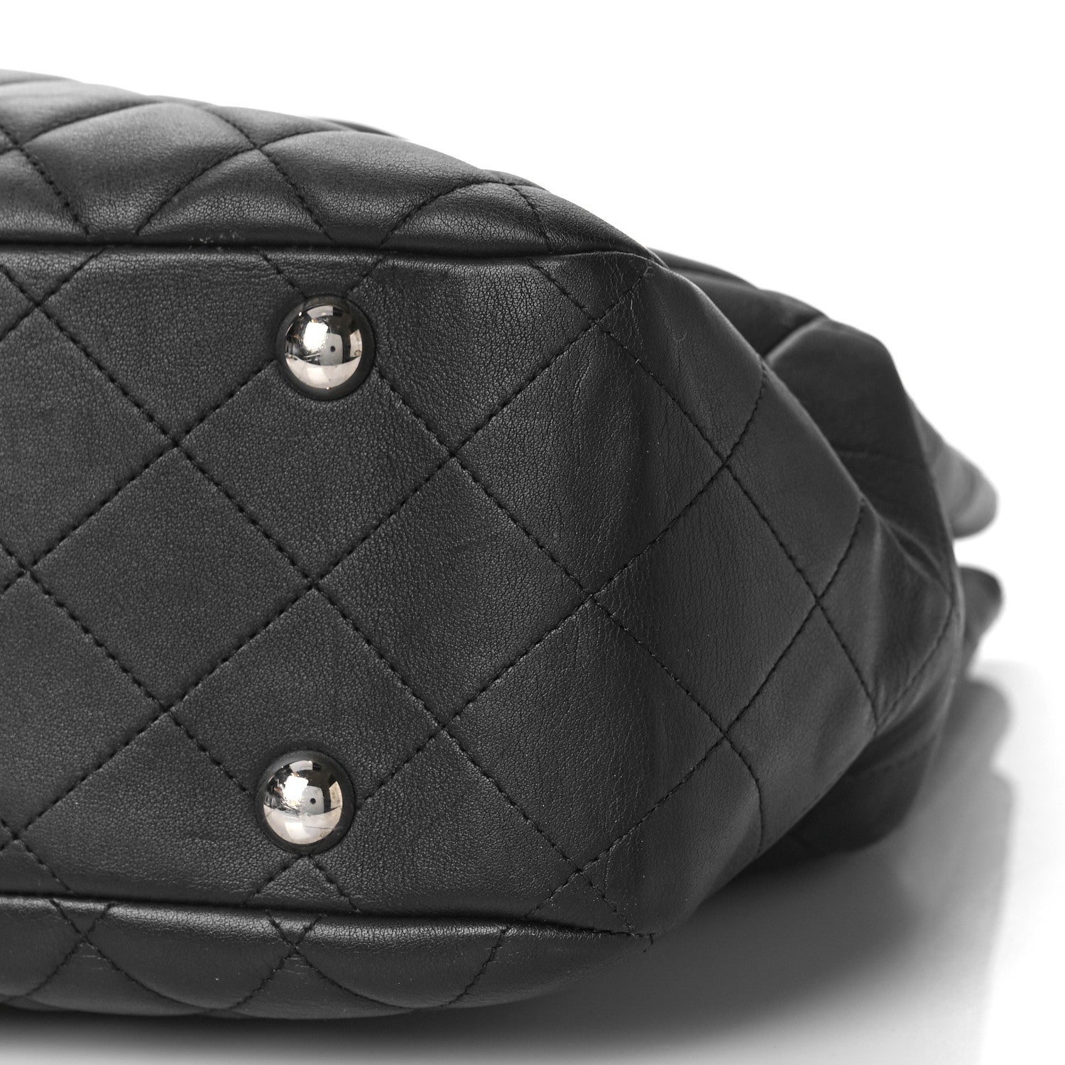Chanel Calfskin Quilted Flap Tote Black 8 of 15