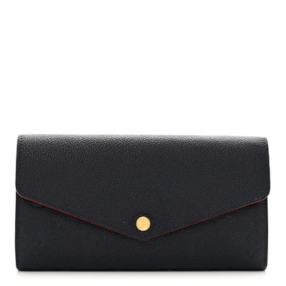 Louis Vuitton Empreinte Sarah Wallet NM Marine Rouge 1 of 8