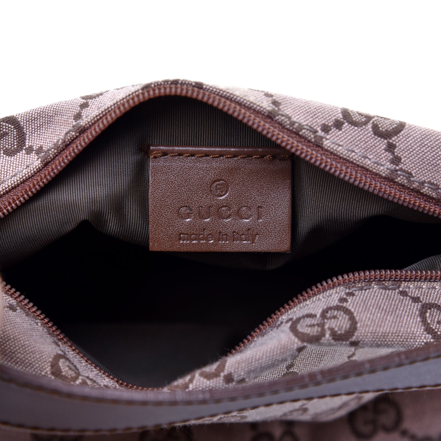 Monogram GG Pochette Shoulder Bag Brown