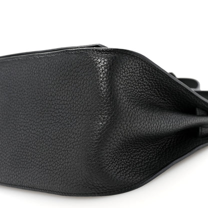 Hermes Taurillon Clemence Jypsiere 28 Black 9 of 9