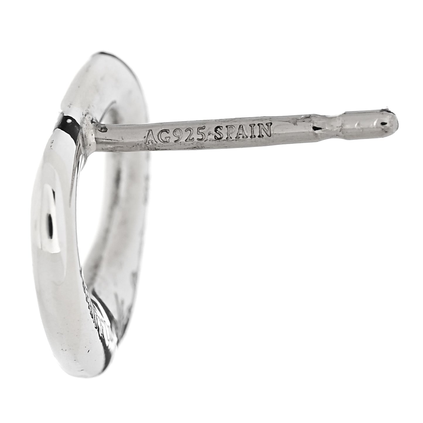Sterling Silver Elsa Peretti 11mm Open Heart Earrings