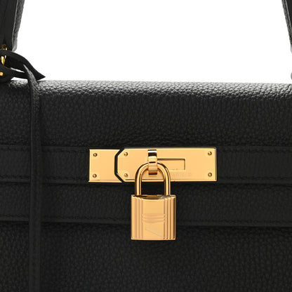 Hermes Togo Kelly Retourne 28 Black 10 of 11