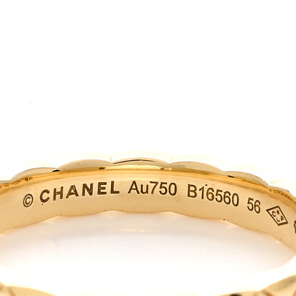 Chanel 18K Yellow Gold Mini Coco Crush Ring 56 7.5 4 of 5