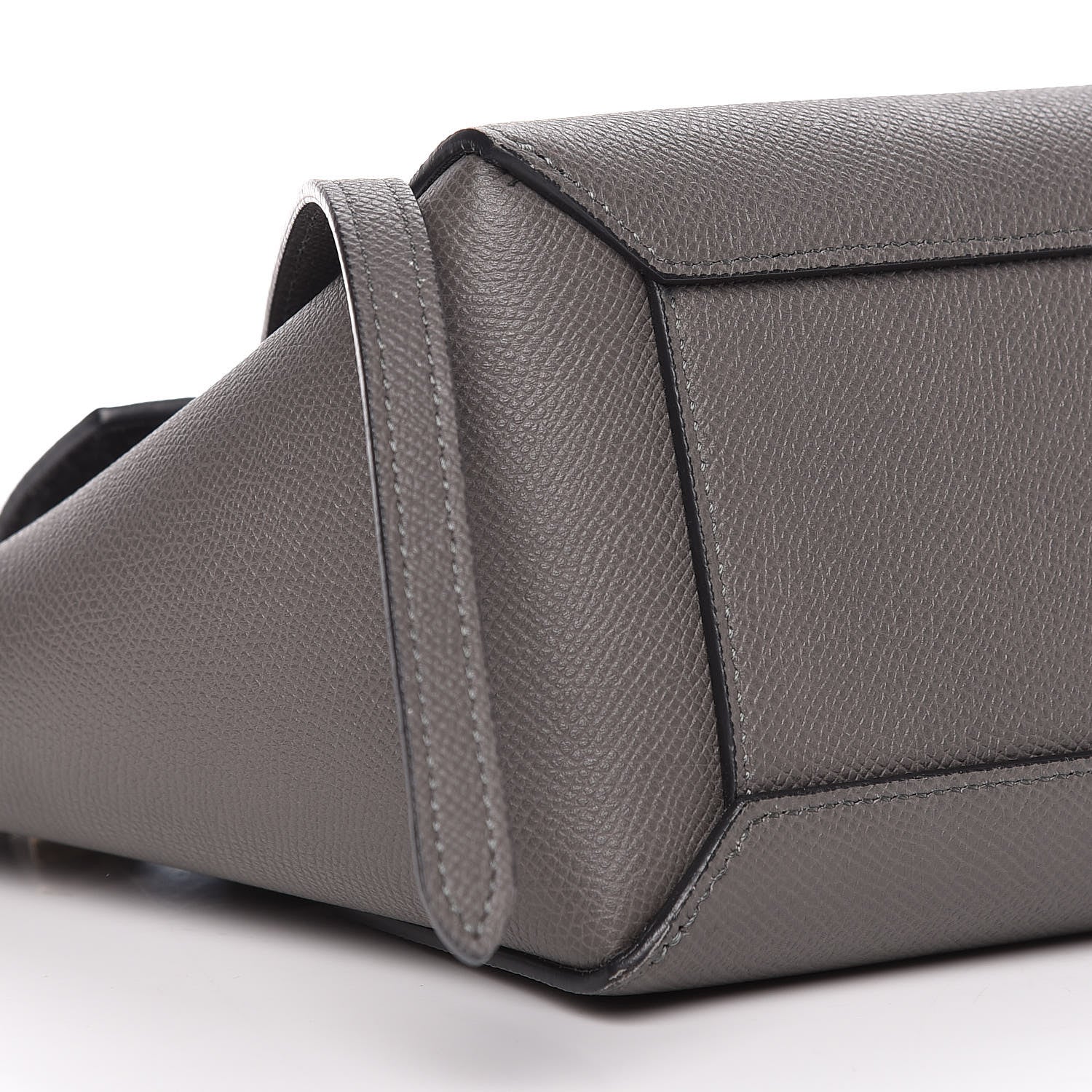 Celine Grained Calfskin Nano Belt Bag Grey 8 of 14