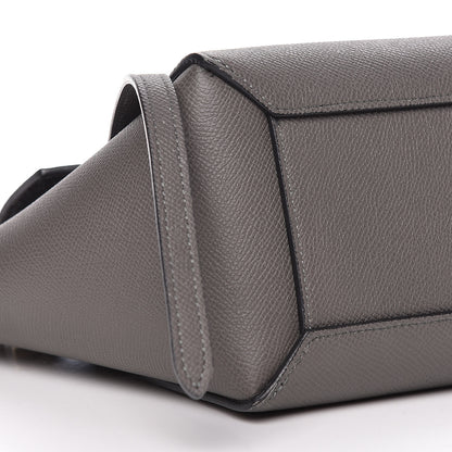 Celine Grained Calfskin Nano Belt Bag Grey 8 of 14