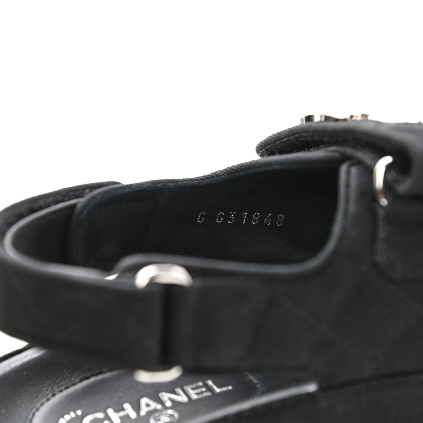 Mixed Fibers Velcro Dad Sandals 35.5 Black