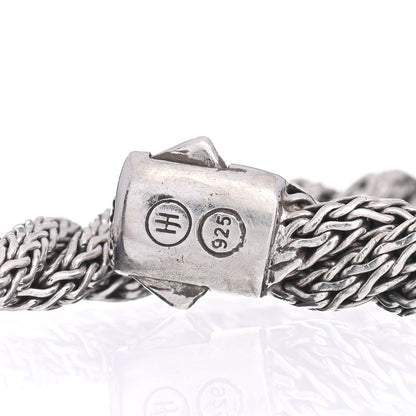 John Hardy Sterling Silver Diamond 5.5mm Twisted Chain Bracelet 4 of 4