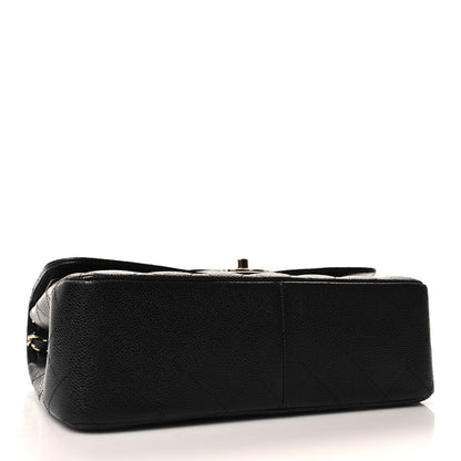 Chanel Caviar Quilted Jumbo Double Flap Black 4 of 13