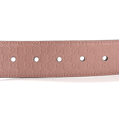 Gucci Soft Microguccissima Margaux Calfskin Belt 85 34 Soft Pink 3 of 6