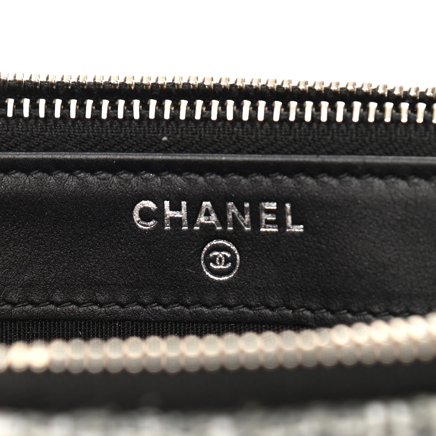 Chanel Canvas Small Deauville Clutch With Chain Charcoal 5 of 10