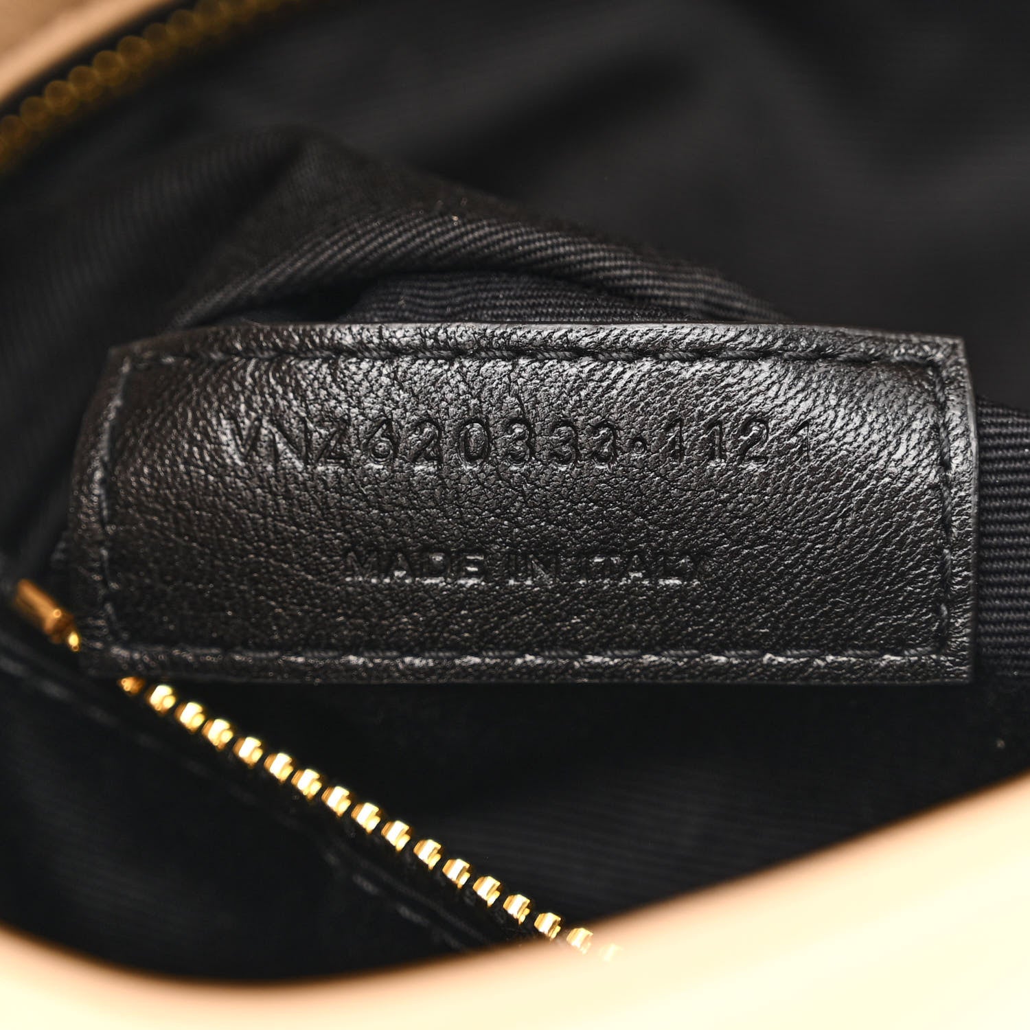 Saint Laurent Lambskin Quilted Toy Loulou Puffer Monogram Chain Satchel Dark Beige 7 of 10
