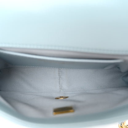 Chanel Lambskin Quilted Mini Flap Light Blue 5 of 12