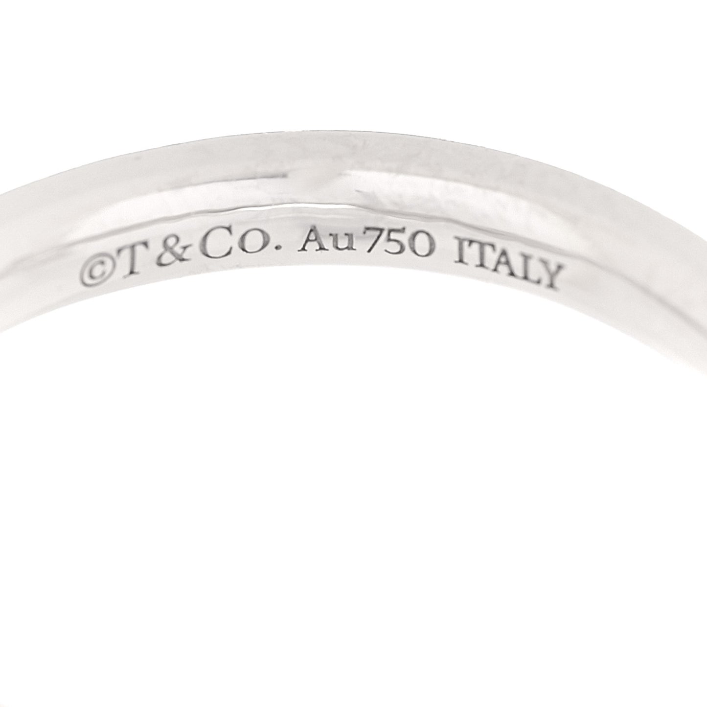 18K White Gold Diamond T T1 Ring 53 6.25