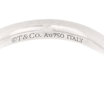 Tiffany 18K White Gold Diamond T T1 Ring 53 6.25 4 of 4