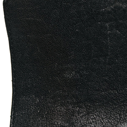 Saint Laurent Sheepskin Matelasse Chevron Monogram Medium College Bag Black 10 of 15