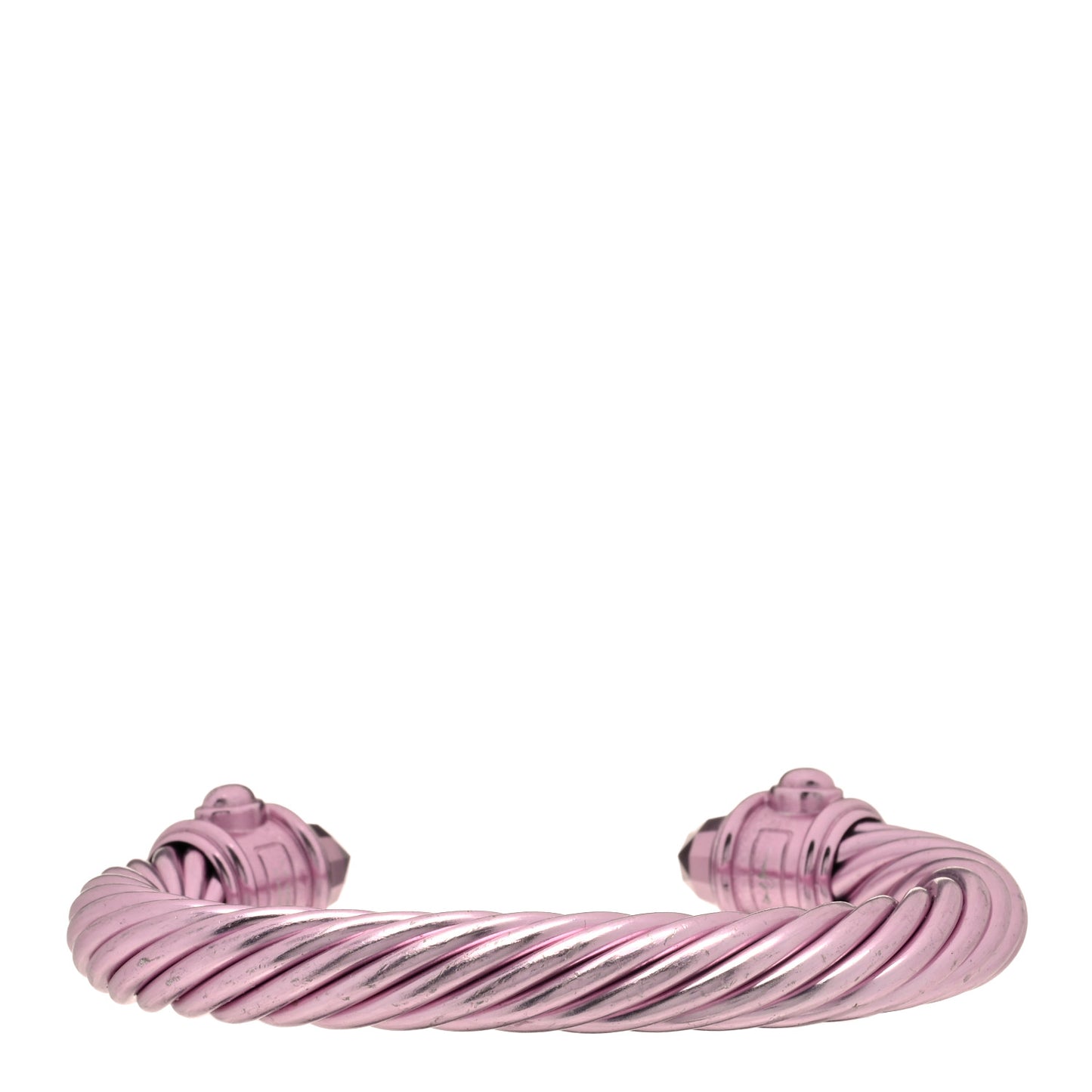 Aluminum 10mm Renaissance Cable Bracelet Light Pink