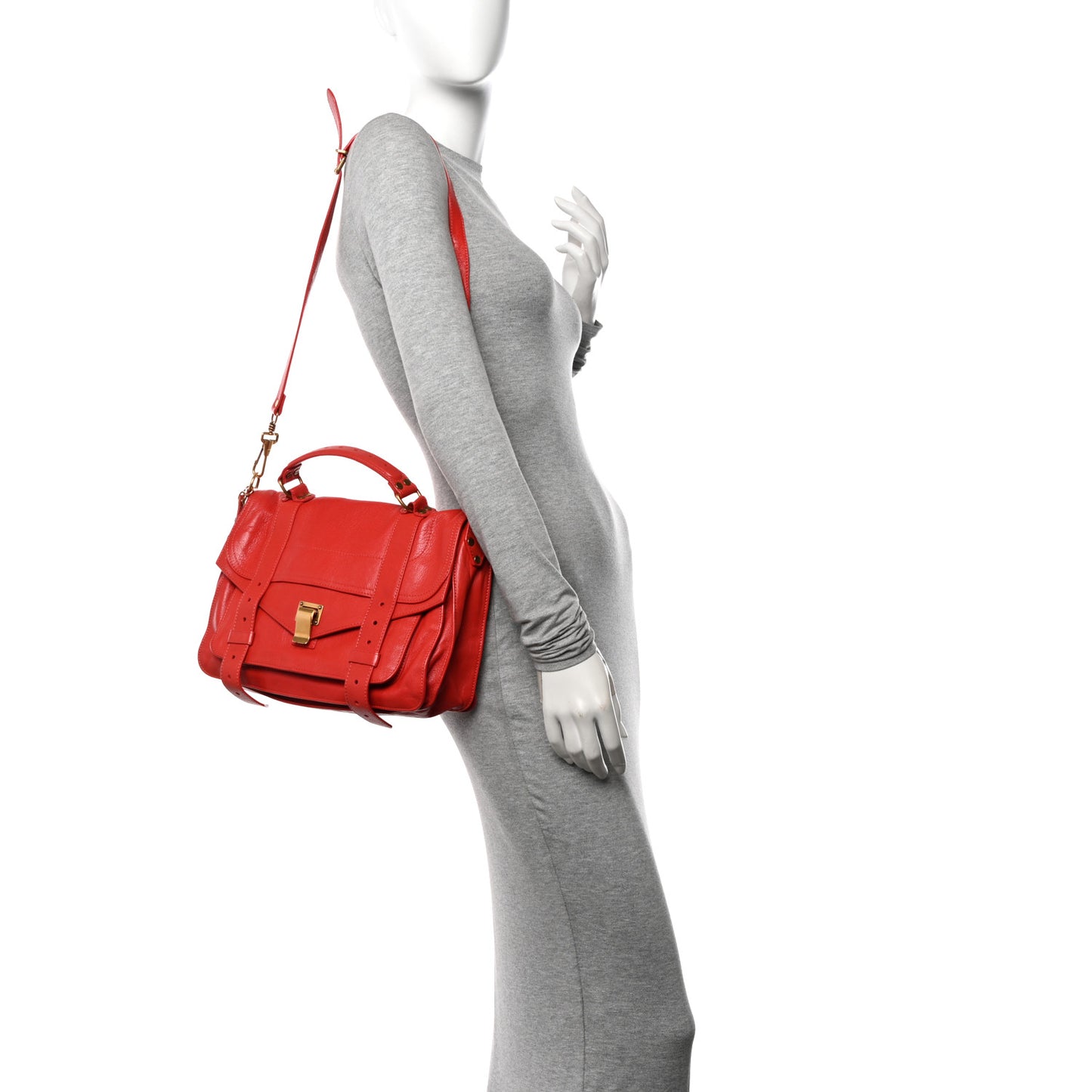 Lambskin Medium PS1 Satchel Poppy