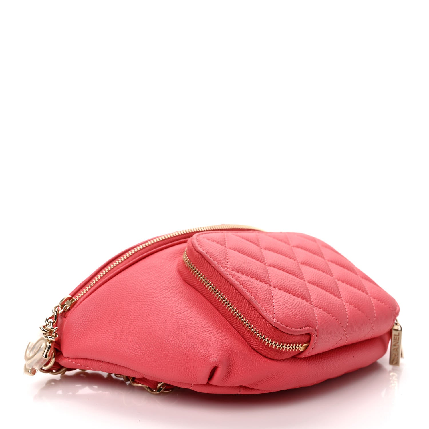 Chanel Caviar Quilted Business Affinity Waist Belt Bag Pink 4 of 9