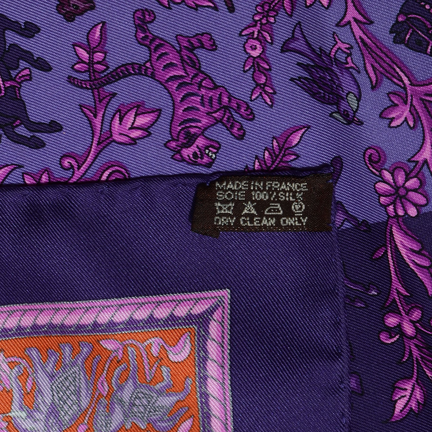Silk Chasse En Inde Scarf 90