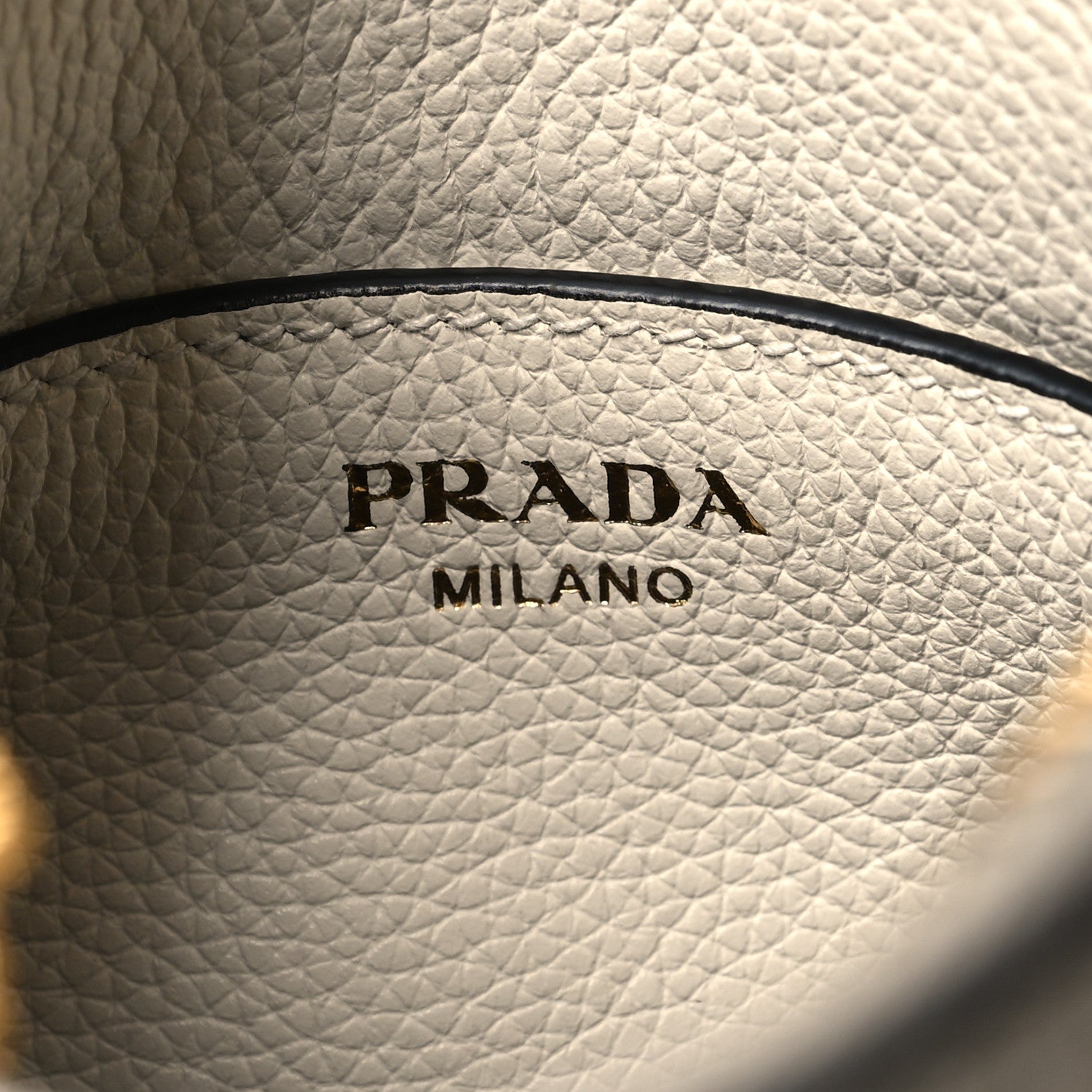 Prada Vitello Phenix Zippered Small Messenger Hobo Talco 6 of 9